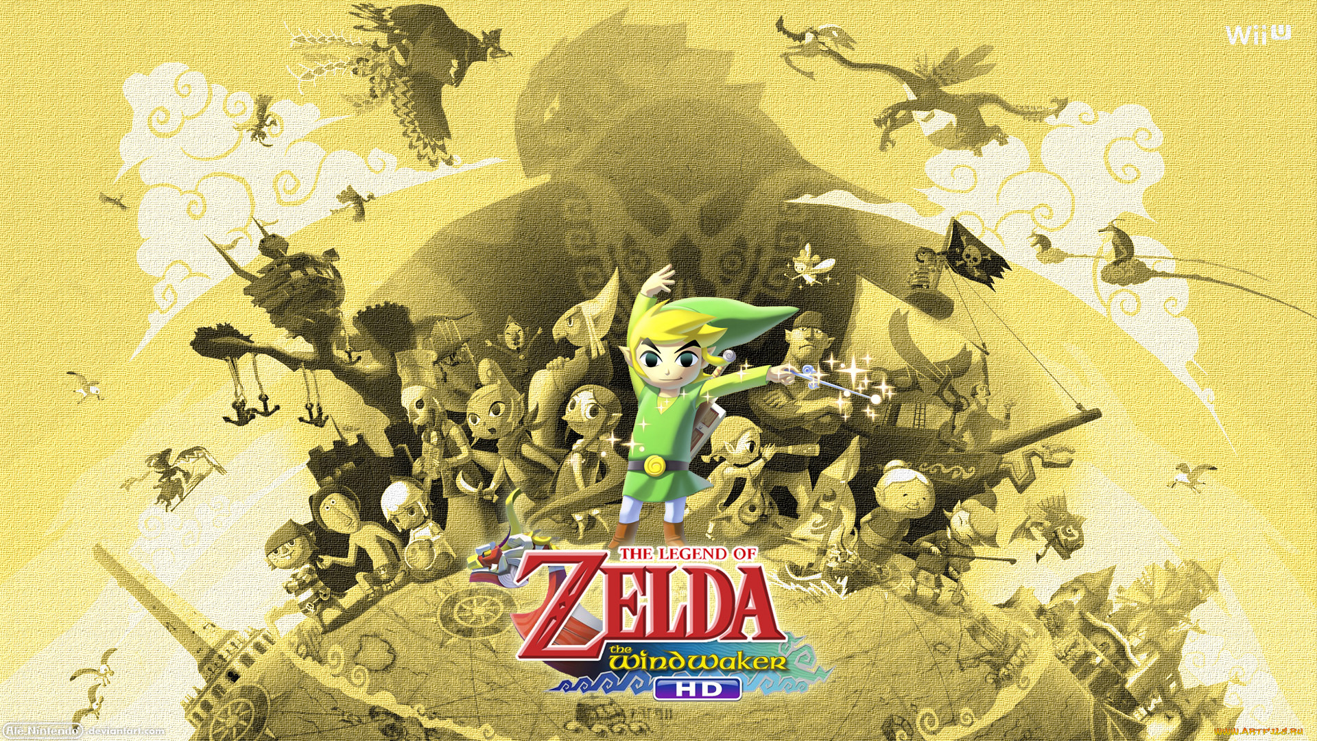 Обои The Legend of Zelda: Wind Waker Видео Игры The Legend of Zelda: Wind  Waker, обои для рабочего стола, фотографии the legend of zelda, wind waker,  видео игры, персонажи, желтый Обои для